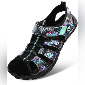 JIASUQI Athletic Hiking Water Shoes Barefoot Aqua Swim Sports Sandals